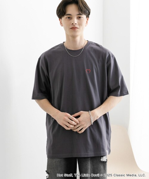 SENSE OF PLACE by URBAN RESEARCH(センスオブプレイスバイアーバンリサーチ)の「『別注』HOT STUFF×SENSE OF PLACE プリントTシャツ A(Tシャツ/カットソー・メンズ・WHITE/CHARCOAL/YELLOW・M/L)」の17枚目の写真