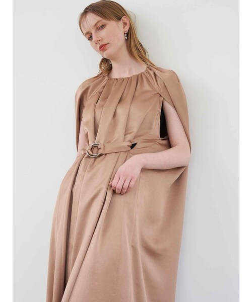 ELENDEEK（エレンディーク）の「SACK DRESS（ドレス・レディース・ブラック/ライトグリーン/ベージュ・01/02）」の6枚目の写真