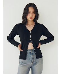 Ungrid | ボタンデザインニットカーディガン(カーディガン/ボレロ)