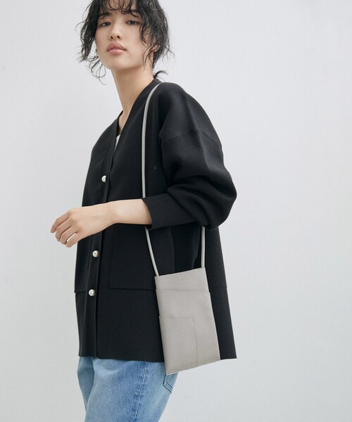 ADAM ET ROPE'（アダムエロペ）の「【NOMADIS】MERRY Petit（ショルダーバッグ・レディース・ブラック/ライトグレー/イエロー・F）」の18枚目の写真