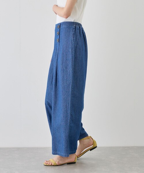 Jayro（ジャイロ）の「デニムワイドパンツ（デニムパンツ・レディース・ブラック/ブルー・F）」の18枚目の写真