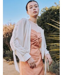 LAGUNAMOON | レースアップスリーブシアーブルゾン(ブルゾン)