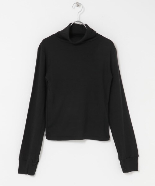 かぐれ(カグレ)の「HAVERSACK ウールフライスタートルネックシャツ(ニット/セーター・レディース・White/Black・1)」の19枚目の写真