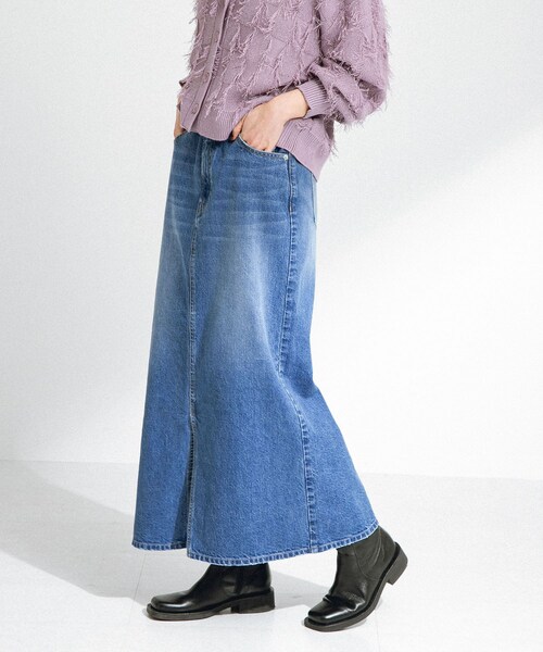 URBAN RESEARCH Sonny Label（アーバンリサーチサニーレーベル）の「Aラインデニムスカート（デニムスカート・レディース・インディゴ/ブラック・36/38）」の16枚目の写真