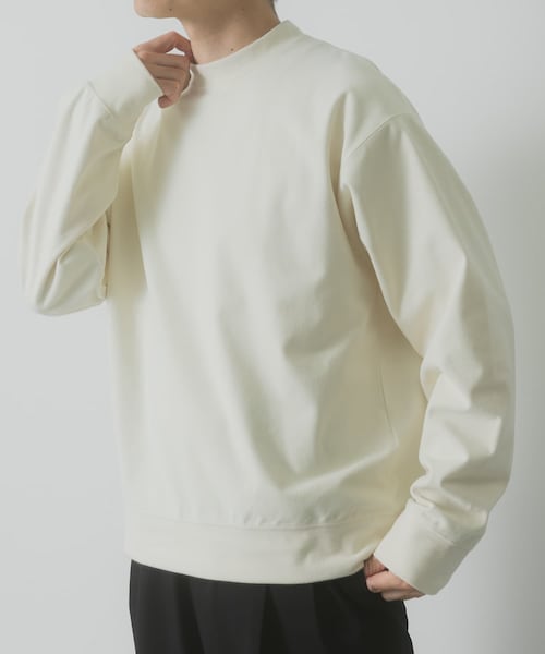 ITEMS URBANRESEARCH（アイテムズ アーバンリサーチ）の「360°stretch起毛トップス（スウェット・メンズ・OFF/BRN/BLK・M/L）」の2枚目の写真