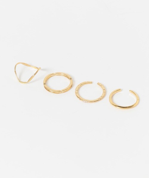 SMELLY（スメリー）の「4セットリング（リング・レディース・GLD・-）」の7枚目の写真