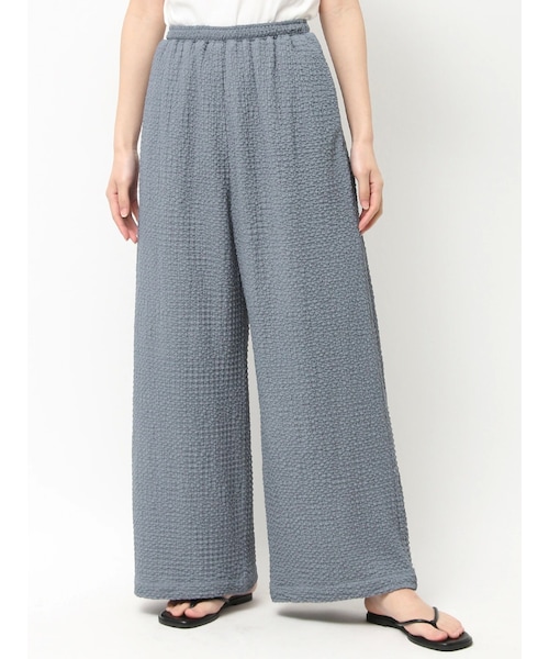 Ungrid（アングリッド）の「【WEB限定】ジャカードラフパンツ（その他パンツ・レディース・オフホワイト/ブラック/ブルー・F）」の10枚目の写真