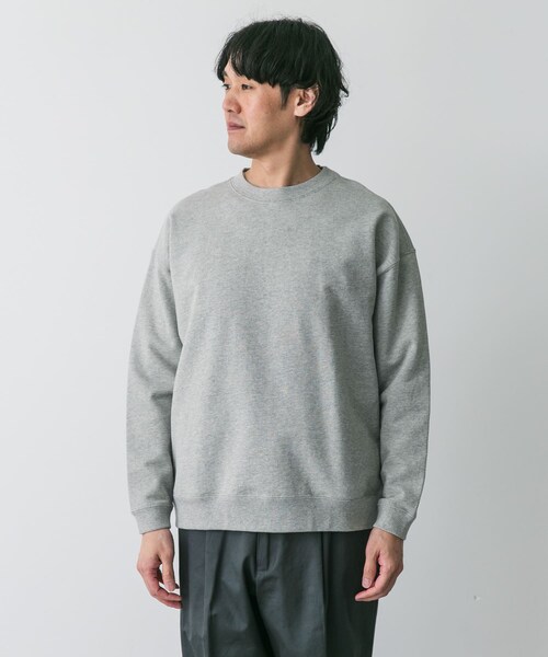 URBAN RESEARCH DOORS(アーバンリサーチドアーズ)の「Snow Peak Apparel Recycled Cotton Pullover(Tシャツ/カットソー・メンズ・M.GREY/BLACK/OATMEAL/BLUE・M/L/XL)」の10枚目の写真