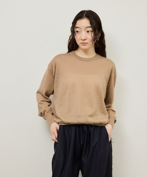 ADAM ET ROPE'(アダムエロペ)の「【BATONER for ADAM ET ROPE'】別注CHOMA CREW NECK(Tシャツ/カットソー・レディース・ブラウン/ピンク系・2)」の12枚目の写真