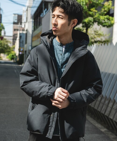 URBAN RESEARCH DOORS(アーバンリサーチドアーズ)の「ウールブレンドラミネートダウンパーカー(その他アウター・メンズ・BROWN/CHARCOAL/BLACK・M/L)」の22枚目の写真