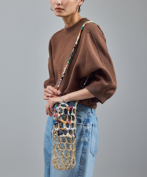 ADAM ET ROPE'(アダムエロペ)の「【J'aDoRe・店舗限定】【LA PRESTIC OUISTON】BOTTLE HOLDER(かごバッグ・レディース・キナリ系・F)」の4枚目の写真