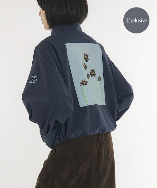 KBF(ケイビーエフ)の「『別注』Lee Izumida×KBF ブルゾン(ブルゾン・レディース・OFF/L.BEIGE/NAVY・One)」の3枚目の写真