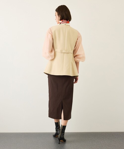 ROPE'(ロペ)の「キュプラシルクボリュームスリーブブラウス/イージーケア(シャツ/ブラウス・レディース・サックス/ピンク系・F)」の14枚目の写真