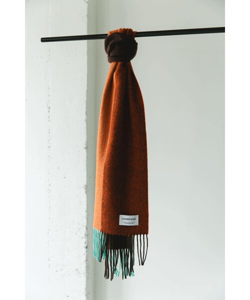 URBAN RESEARCH DOORS(アーバンリサーチドアーズ)の「カシミヤブレンドパネルマフラー(マフラー・メンズ・CHARCOAL/BROWN/BLUE/ORANGE・-)」の6枚目の写真
