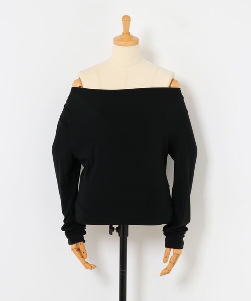 URBAN RESEARCH ROSSO（アーバンリサーチロッソ）の「2WAYネックオフショルプルオーバー（Tシャツ/カットソー・レディース・OFF WHITE/BROWN/BLACK・FREE）」の14枚目の写真