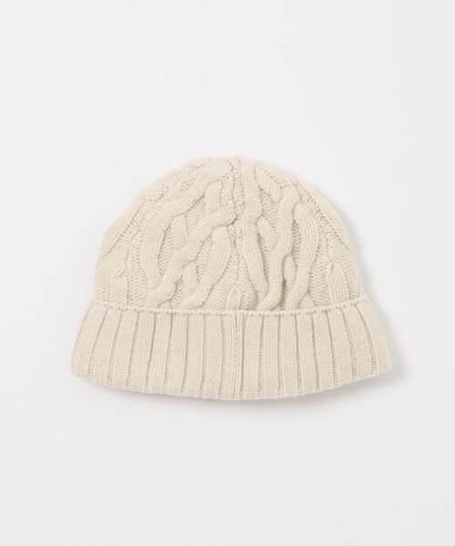 THE GOODLAND MARKET（ザグッドランドマーケット）の「AIGLE　ケーブルニットビーニー（ニットキャップ/ビーニー・レディース・SABLE/EMPIRE/POPPY・one）」の6枚目の写真