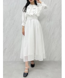 dazzlin | メッシュレースドッキングワンピース(ワンピース)