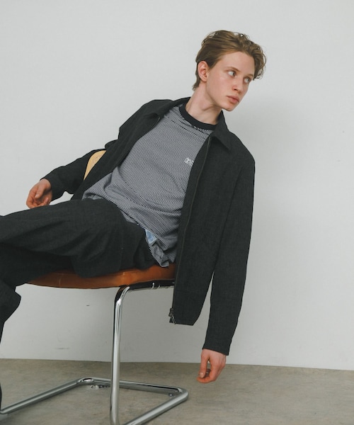 URBAN RESEARCH（アーバンリサーチ）の「LINEN PIN HEAD SPORTS JACKET（ブルゾン・メンズ・TAUPE/BLACK・M/L）」の11枚目の写真