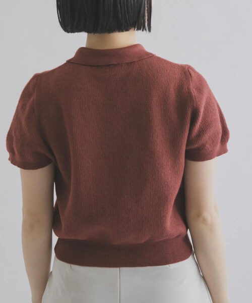 THE GOODLAND MARKET（ザグッドランドマーケット）の「old honey　45℃ KNIT TOPS（ニット/セーター・レディース・BROWN/YELLOW・Free）」の8枚目の写真