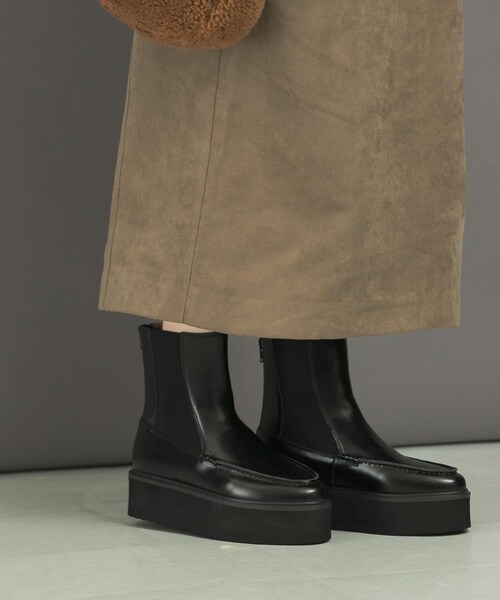 URBAN RESEARCH ROSSO（アーバンリサーチロッソ）の「REMME　サイドゴアブーツ（ブーツ・レディース・NEGRO(BLK)・36/37/38）」の3枚目の写真