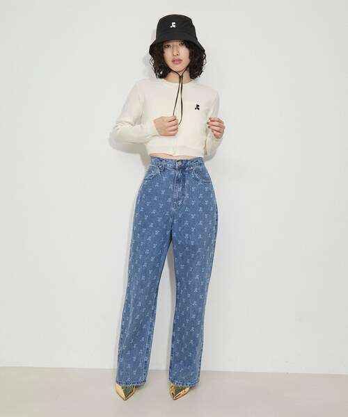 ADAM ET ROPE'(アダムエロペ)の「【Rest&Recreation(レストアンドレクリエーション)】RR COTTON BUCKET HAT(ハット・レディース・ブラック/ベージュ/ブルー・F)」の6枚目の写真