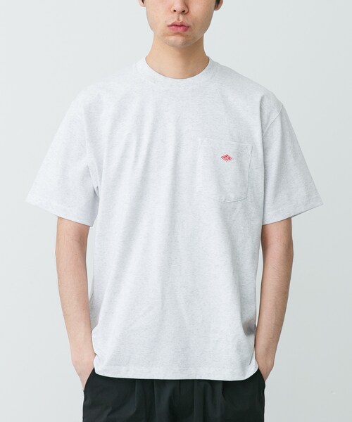 URBAN RESEARCH DOORS(アーバンリサーチドアーズ)の「DANTON POCKET T-SHIRTS(Tシャツ/カットソー・メンズ・WHITE/COAL GREY/H.WHITE/ORANGE/DEEP SAX・M/L/XL)」の13枚目の写真