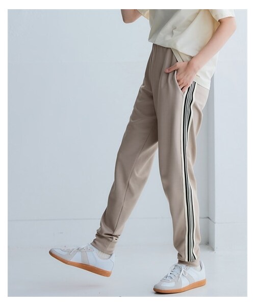 nissen（ニッセン）の「サイドライン多機能ジョガーパンツ（UVカット・吸汗速乾・抗菌防臭・毛玉対策）＜大きいサイズ有＞（スポーツグッズ・メンズ・黒/ネイビー/グレー/モカ・S/M/L/LL/3L/4L/5L/6L）」の6枚目の写真