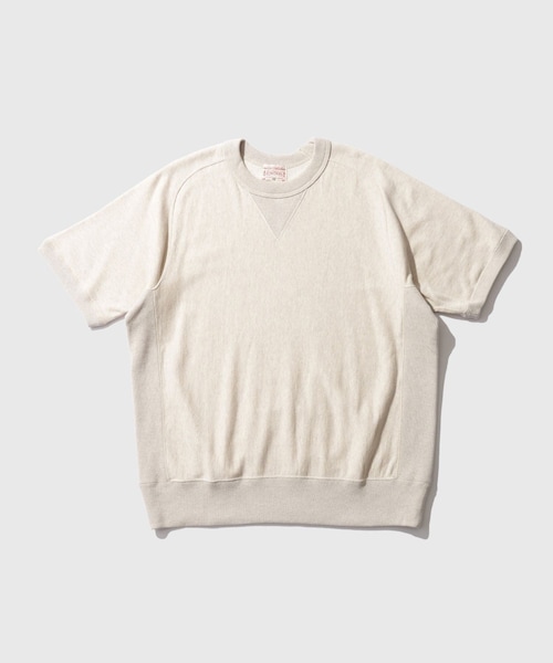 ADAM ET ROPE'(アダムエロペ)の「【BONCOURA/ボンクラ】半袖両Vスエット(スウェット・メンズ・ブラック/キナリ・40/42)」の2枚目の写真