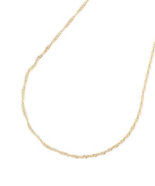 ROPE' PICNIC(ロペピクニック)の「ステンレスツイストチェーンショートネックレス(ネックレス・レディース・ゴールド/シルバー・F)」の7枚目の写真