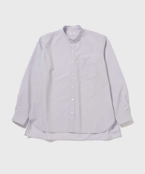 ADAM ET ROPE'(アダムエロペ)の「【NIKKE】 バンドカラー シャツ / ウォッシャブル(シャツ/ブラウス・メンズ・ブラック/ネイビー/ラベンダー・L/M)」の15枚目の写真