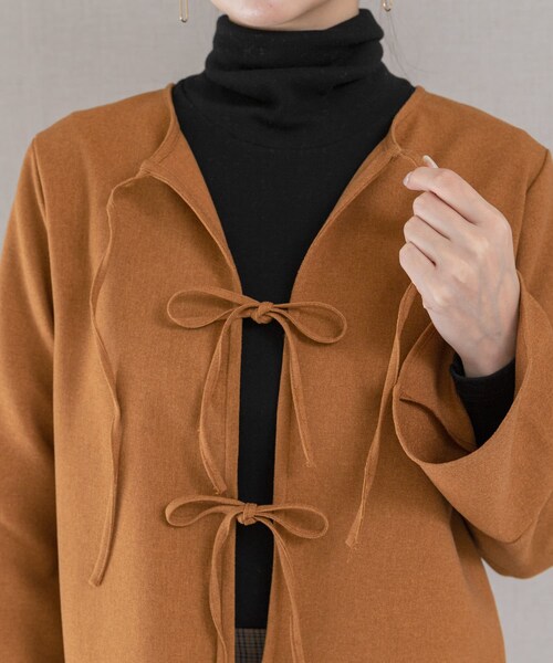 URBAN RESEARCH ROSSO（アーバンリサーチロッソ）の「リボンブラウス（シャツ/ブラウス・レディース・camel/black・FREE）」の8枚目の写真