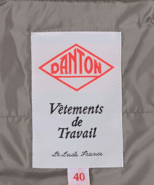 URBAN RESEARCH DOORS（アーバンリサーチドアーズ）の「DANTON　COACH JACKET（テーラードジャケット・メンズ・GREIGE/BLACK・40/42）」の12枚目の写真