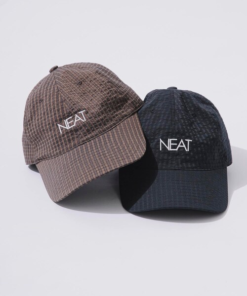 URBAN RESEARCH（アーバンリサーチ）の「『別注』NEAT×URBS　DOT'S SEERSUCKER CAP（キャップ・メンズ・BLACK/BROWN・One）」の22枚目の写真