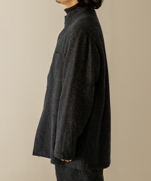 URBAN RESEARCH（アーバンリサーチ）の「A PRESSE　Tweed Hunting Jacket（テーラードジャケット・メンズ・BROWN/NAVY・2/3）」の20枚目の写真