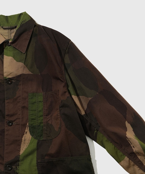 ADAM ET ROPE'（アダムエロペ）の「【blurhms/ブラームス】Brush Storoke Camo Coverall（カバーオール・メンズ・グリーン系・3/4）」の6枚目の写真