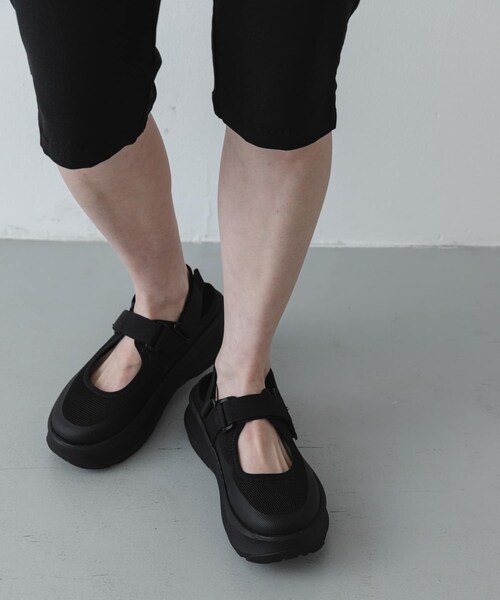 SENSE OF PLACE by URBAN RESEARCH(センスオブプレイスバイアーバンリサーチ)の「SHAKA MARYJANE TRAIL CHUNKY GES(その他シューズ・レディース・LINENTAUPE/BLACK・23/24/25)」の13枚目の写真