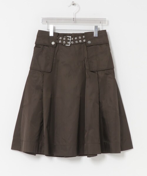 URBAN RESEARCH（アーバンリサーチ）の「GANNI　DUCHESSE NYLON POCKET SKIRT（スカート・レディース・DEMITASSE・36）」の2枚目の写真