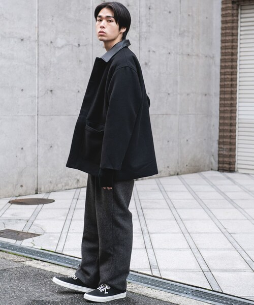 URBAN RESEARCH DOORS(アーバンリサーチドアーズ)の「ウールブレンドカバーオール(カバーオール・メンズ・CHECK/BROWN/BLACK・M/L)」の11枚目の写真