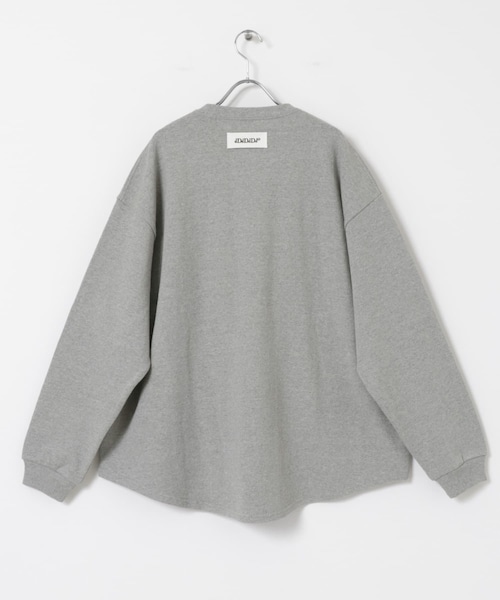 URBAN RESEARCH（アーバンリサーチ）の「dDdDdDd　SUPER BIG ROUND LONG-SLEEVE T-SHIRTS（Tシャツ/カットソー・メンズ・WHITE/BLACK/NAVY/M.GRAY・S/M/L/XL/XXL）」の20枚目の写真