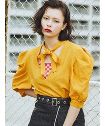 jouetie | ボリュームスリーブリボンブラウス(シャツ/ブラウス)