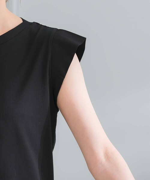 URBAN RESEARCH ROSSO（アーバンリサーチロッソ）の「フレンチTシャツ（Tシャツ/カットソー・レディース・BROWN/OFFWHITE/CHARCOAL/BLACK/TURQUOISE/PINK・FREE）」の18枚目の写真