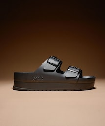 ADAM ET ROPE'（アダムエロペ）の「【BIRKENSTOCK(ビルケンシュトック)】Arizona Flex Platform EXQ/アリゾナ フレックス プラットフォーム（サンダル）」