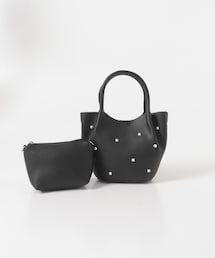 RODE SKO | インバッグ付ミニパールバッグ(ハンドバッグ)