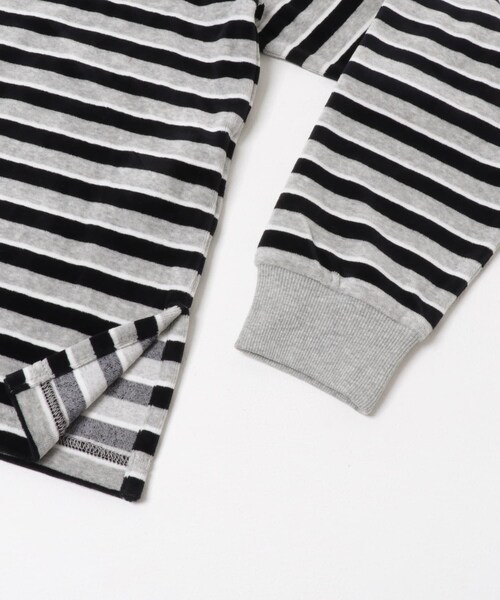 URBAN RESEARCH（アーバンリサーチ）の「『UR TECH』ベロアボーダーラガーシャツ（Tシャツ/カットソー・レディース・CHERRY RED/GRAY・FREE）」の15枚目の写真