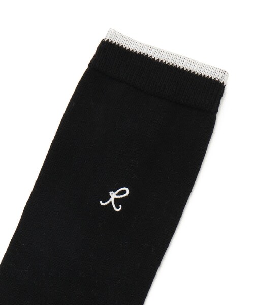 ROPE'（ロペ）の「ライン使いハイソックス（ソックス/靴下・レディース・ブラック/グレー/ホワイト/ネイビー・F）」の7枚目の写真