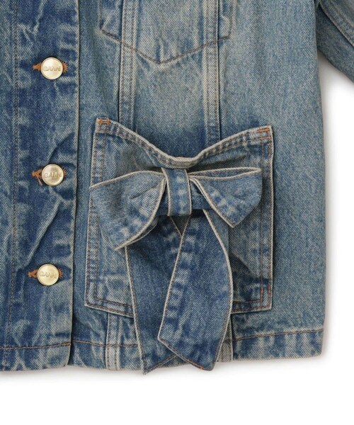 ADAM ET ROPE'(アダムエロペ)の「【GANNI(ガニー)】Tint Rigid Denim Jacket(デニムジャケット・レディース・ブルー・36)」の9枚目の写真