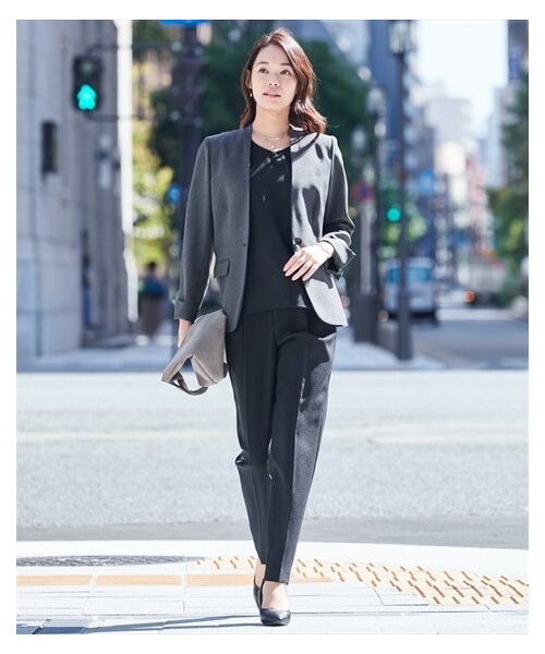 nissen（ニッセン）の「【レディーススーツ】セットアップパンツスーツ  