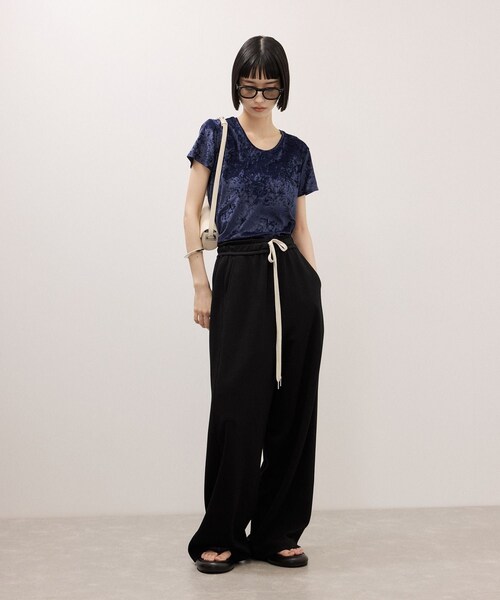 ADAM ET ROPE'(アダムエロペ)の「【サステナブル】UNSEENジャージパンツ(その他パンツ・レディース・ブラック/ダークブラウン/ピンク・36/38)」の17枚目の写真