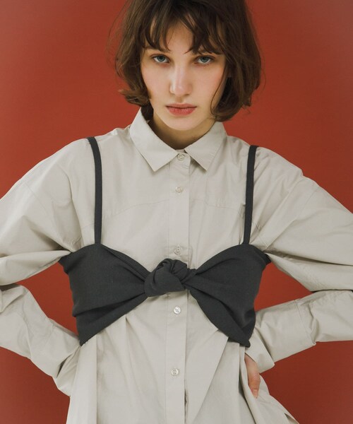 LAATO（ラート）の「twist bustier（キャミソール・レディース・シャドウ/クリーム・Free）」の20枚目の写真