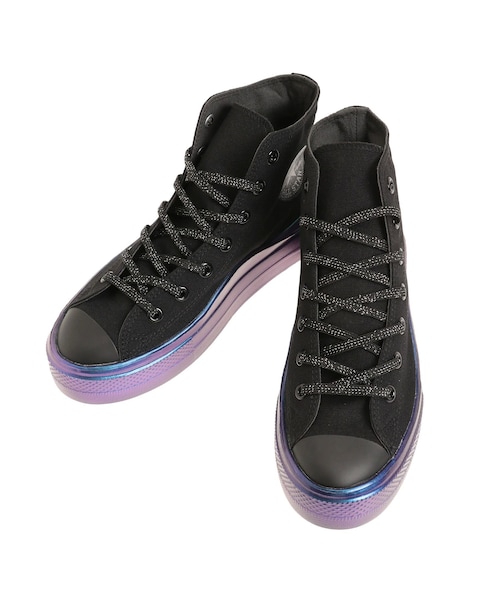 GYDA（ジェイダ）の「コンバース ALL STAR LIGHT PLTS II HOLOSOLE HI（スニーカー・レディース・オフホワイト/ブラック・22.5/23.5/24.5/24）」の7枚目の写真
